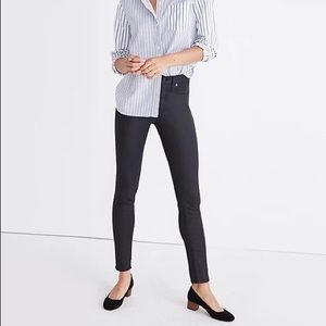 Madewell High Riser skinny coated denim jeans